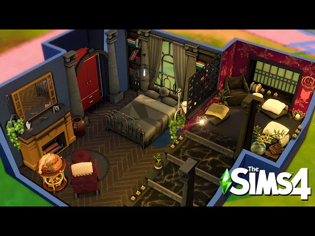 Scorpio Platform Bedroom: The Sims 4 Zodiac Room Building #Shorts #Shorts30