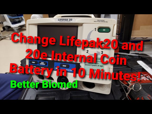 Change Lifepak 20 Battery in 10 Minutes