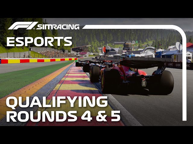 Qualifying I F1 Sim Racing World Championship 2023/2024 Round 4 & 5 Silverstone & Spa-Francorchamps