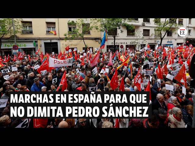 Socialistas españoles le piden a Pedro Sánchez que no dimita | El Espectador