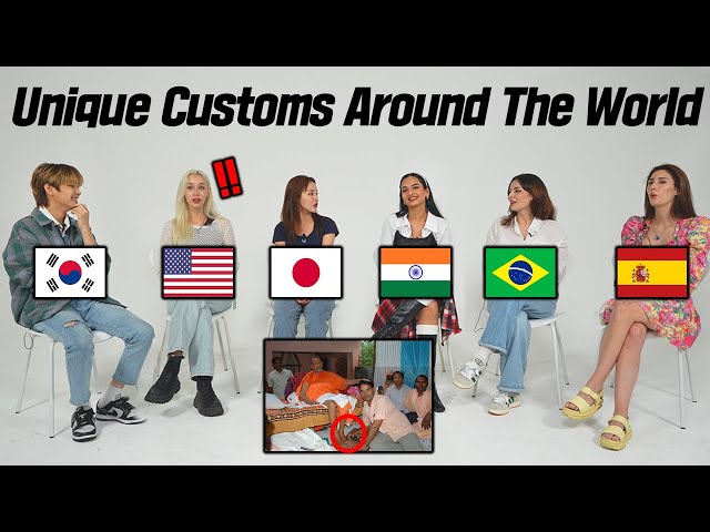 Handsome Korean Men Was Shocked By Unique Customs Around The World (US, Japan, India, Brazil, Spain)
