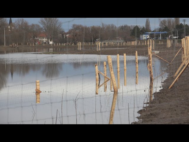 Malá povodňová premiéra židlochovického povodňového parku na Vánoce 2023