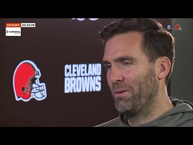 What Joe Flacco told News 5's Camryn Justice during their 1-on-1 interview
