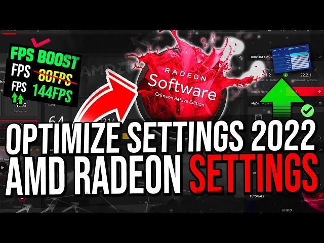 BEST AMD Radeon Settings Guide for GAMING in 2023 (FIX LAG & BOOST FPS)