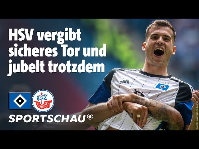 Hamburger SV – Hansa Rostock Highlights 2. Bundesliga, 5. Spieltag | Sportschau