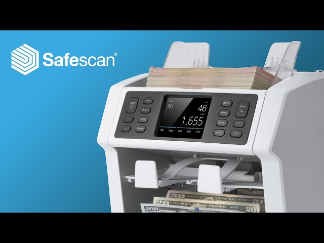 Safescan 2985-SX - Professional Bill Counter & Sorter