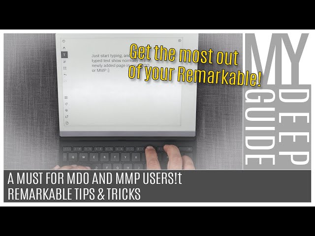 Remarkable Tips & Tricks: A Must For MDO and MMP Users!