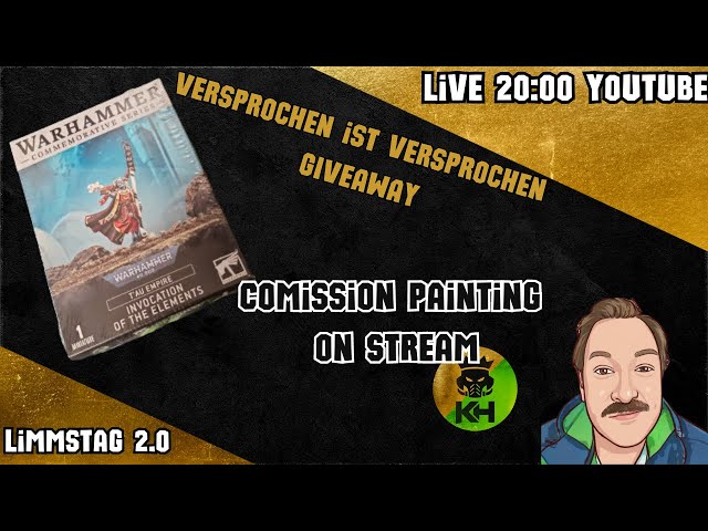 Limmstag 2.1 - TAU GIVEAWAY - Comission Painting on Stream - Regelwirrwarr der WTC und GW