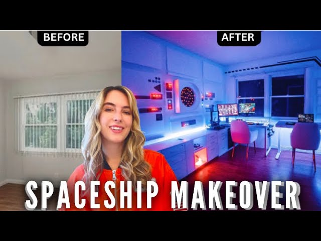 SCI-FI SPACESHIP Room MAKEOVER 🚀✨ DIY & Budget Friendly