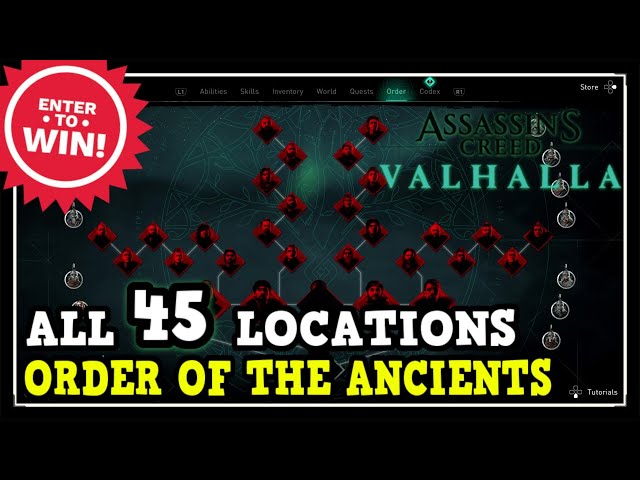Assassin's Creed Valhalla All Order of the Ancient Locations (All 45 & The Father Location & Zealots