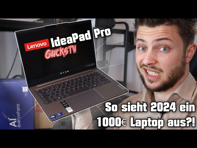 So sieht 2024 ein 1000€ Laptop aus?! 🤨 Lenovo IdeaPad Pro 14 Zoll Intel Core Ultra 125H DISASSEMBLY!