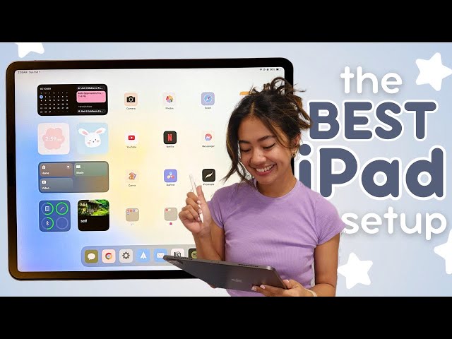 My PRODUCTIVE and AESTHETIC iPad Setup | my favourite apps and customizations!