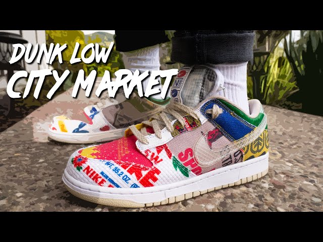 Nike Dunk Low City Market REVIEW + On Foot