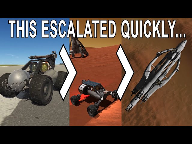 FULL ESCALATION Rover Delivery System in Kerbal Space Program