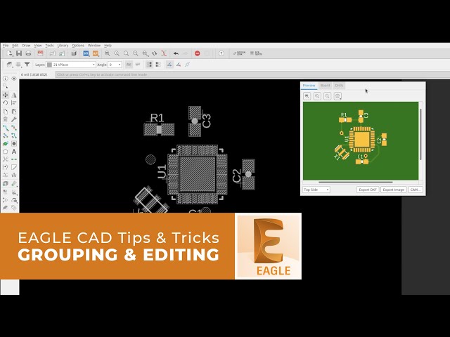 Eagle CAD Tips & Tricks: Grouping and Editing