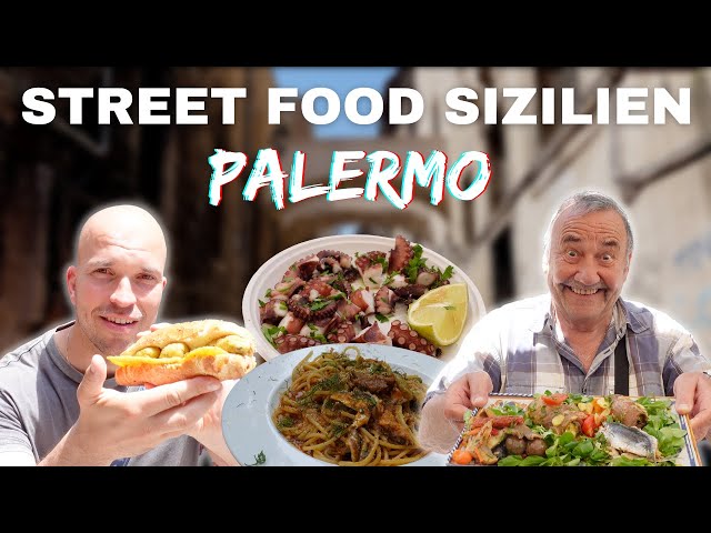 Die heftigste STREET FOOD TOUR in Palermo, Italien 🇮🇹🍕🍝🍦🤤 | Original SIZILIEN FOOD