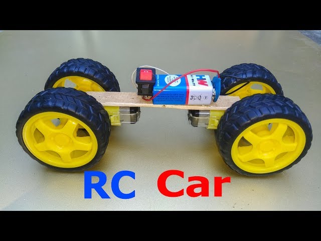 how to make car with motor at home