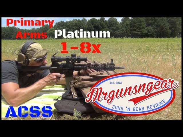 Primary Arms Platinum Series 1-8x FFP Scope Review (HD)