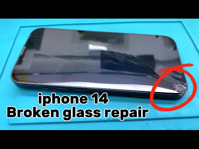 How i Restore Destroyed iphone 14 Cracked Screen Glass….