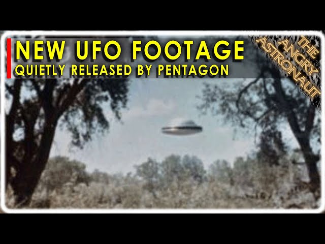 Pentagon quietly reveals new UFO footage and photos!  Why?