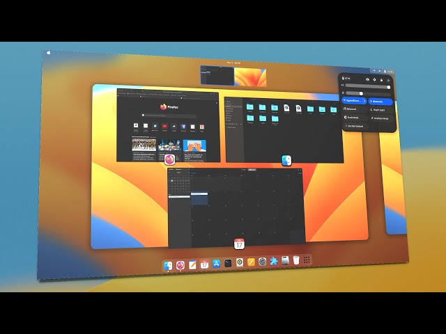 Make GNOME Desktop Look Like Mac OS Ventura || GNOME Customization 2023
