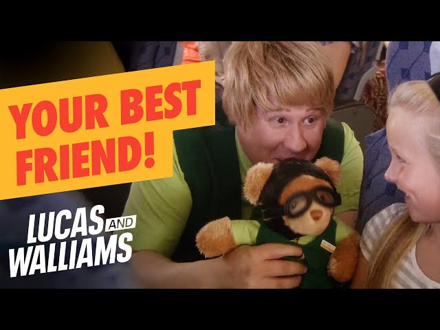 Fearghal Knows Just What to Say When Turbulence Hits... | Come Fly With Me | Lucas and Walliams