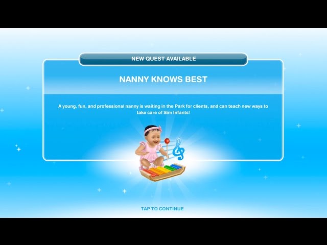 Sims Freeplay | Nanny Knows Best Quest | Baby Steps Update #1