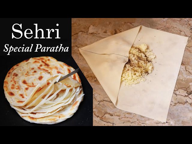 Sehri Special Recipe By Aliza In The Kitchen | Ramzan Special Recipes | Crispy Paratha Recipe |
