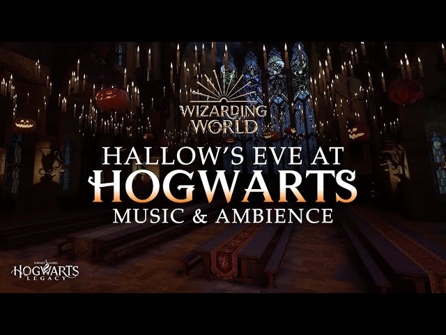 Halloween at Hogwarts 🎃 | Harry Potter Music & Ambience