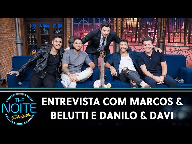 Entrevista com os sertanejos Marcos & Belutti e Danilo & Davi | The Noite (10/04/24)