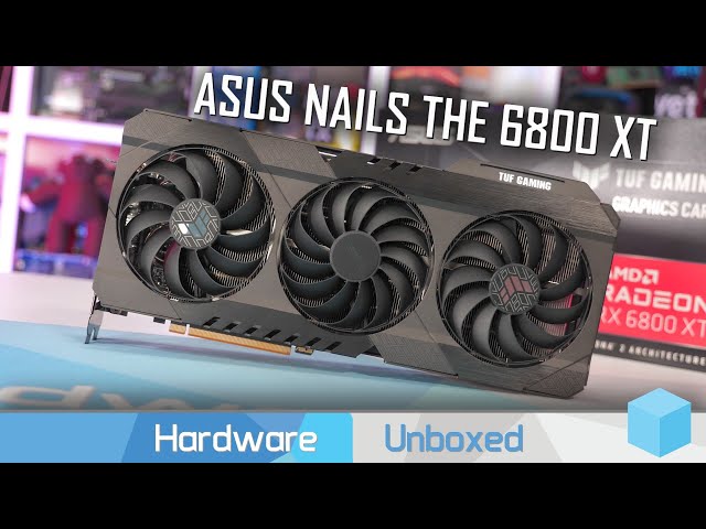 Asus 6800 XT TUF Gaming Review, Power, Thermals, Overclocking & Gaming