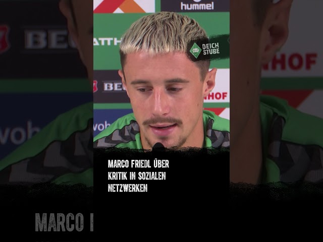 So geht Werder Bremens Marco Friedl mit Hass in den sozialen Medien um! #Shorts
