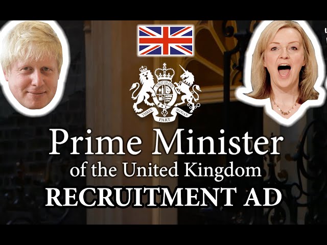 UK Prime Minister Recruitment Ad - Larry & Paul