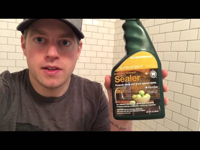 How To Seal Your Grout and Tile Floor and Shower