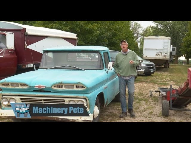 Machinery Pete TV Show: 1960 Chevy Apache 20 Pickup (1 Owner) Sold on Minnesota Farm Auction