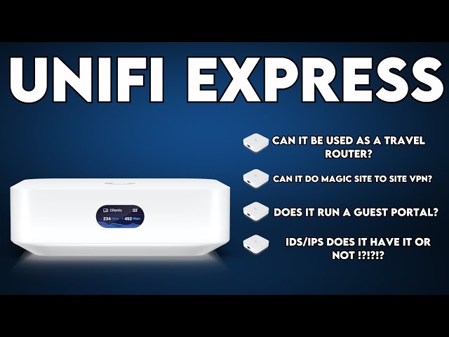 Unifi Express : Can it be a travel router? Site magic? IDS/IPS?