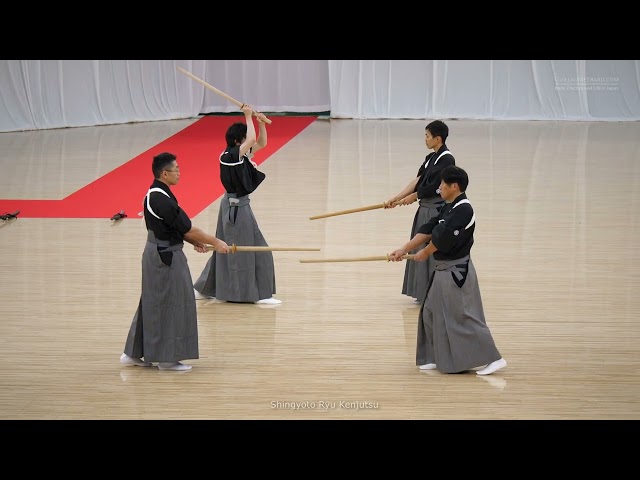 Shingyoto Ryu Kenjutsu [4K 60fps] - 47th Traditional Japanese Martial Arts Demonstration