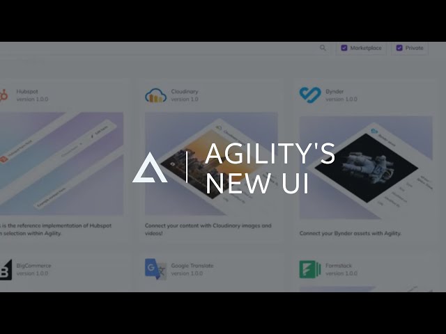 Introducing Agility's New UI