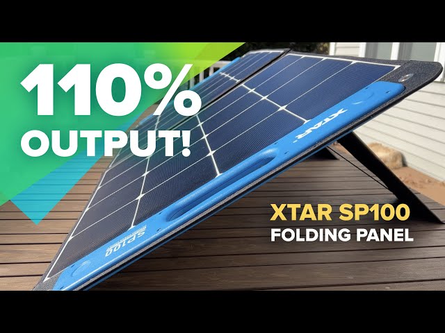 Best 100w folding solar panel: XTAR SP100 Foldable Briefcase Review