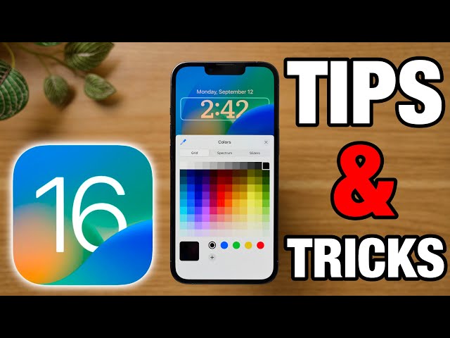 iOS 16 - 16 TIPS & TRICKS!