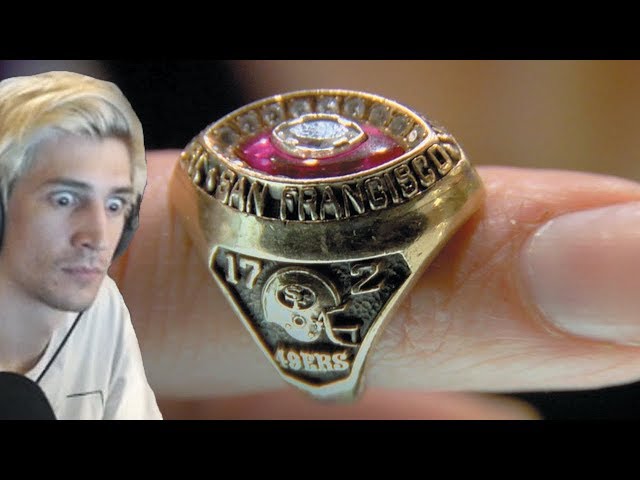 xQc reacts to Pawn Stars: 1989 San Francisco 49ers Super Bowl Ring (with chat)