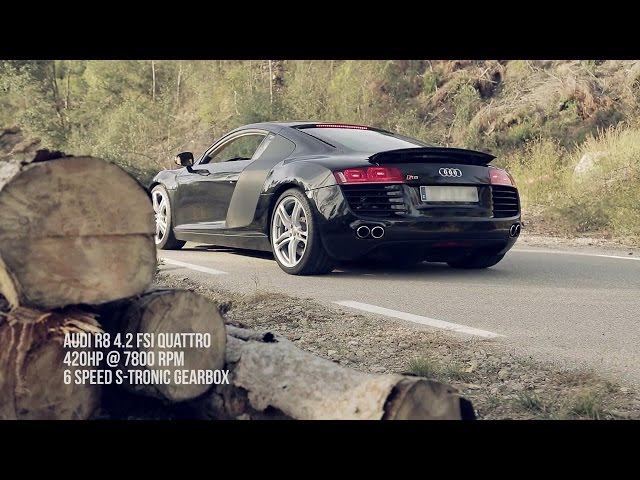 Audi R8 4.2 FSI V8 w/ Armytrix Cat-Back Titanium Mufflers by allDesign.es