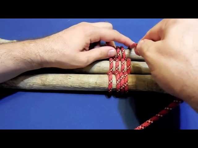How to tie a Tripod lashing