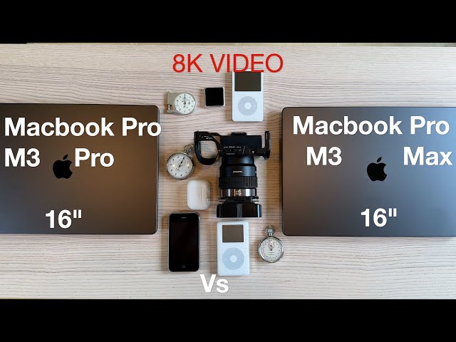 MacBook Pro 16" M3 Pro Vs. MacBook Pro 16" M3 Max With 8k Video & FCP