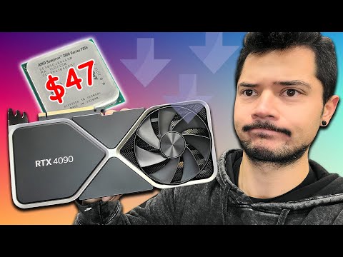 Pairing an RTX 4090 with a $47 CPU made me cry
