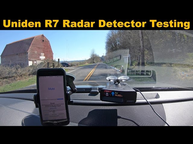 Uniden R7 Radar Detector Testing Shootout