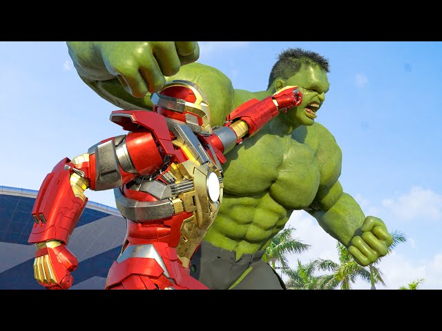 Transformers The Last Knight - Iron Man vs Hulk Final Fight | Paramount Pictures [HD]