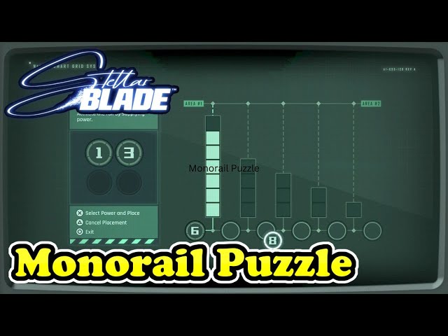 Stellar Blade Monorail Puzzle Solution Guide (Restore Monorail Power)