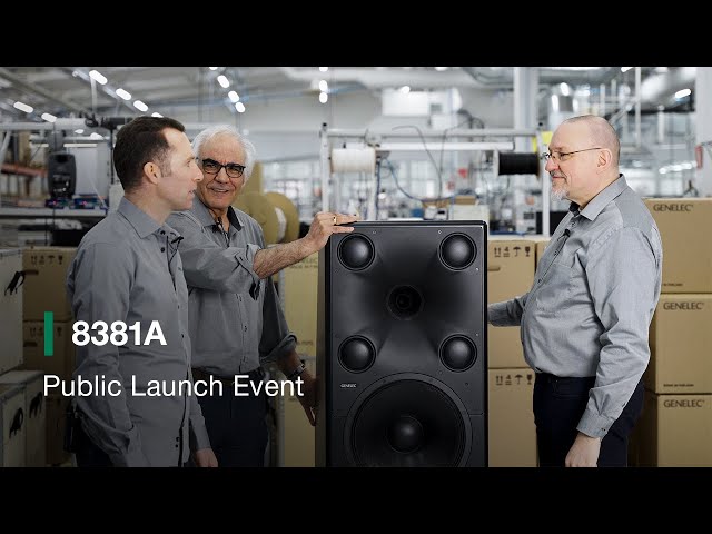 Genelec 8381A | Launch and overview of our new Adaptive Point Source Main Monitor