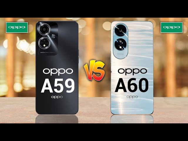 Oppo A59 5G Vs Oppo A60 4G